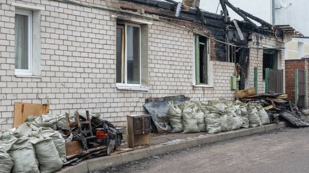 Professional Fire Damage Removal technician working in Bradenton Beach, FL